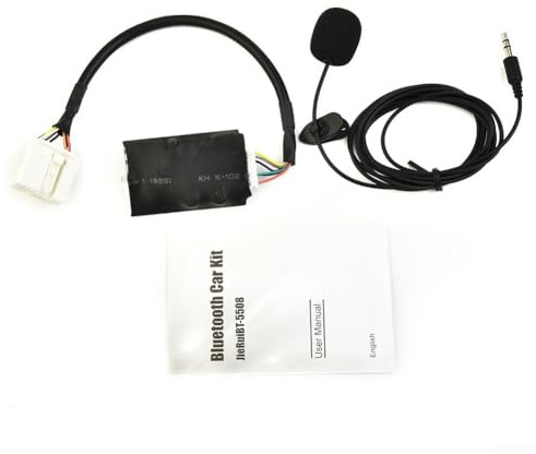 Emiif Bluetooth Aux Adapter für Honda Accord, Civic und Odyssey, kompatibel mit Autoradio und Lenkradsteuerung