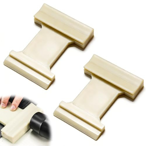 4 in 1 Laminate Flooring Tools, 2 PCS Nylon Tapping Block for Wood and Vinyl Plank Installation Floor Gap Fixer Tool with Multi Angle design
