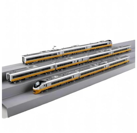 Replica Treno Scala N 1/160 Per Treno Modello Serie E657 Locomotiva Elettrica Set Da 10 Carrozze
