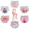 HaimoBurg 6er Pack Wasserdicht Baby Lernwindel Trainerhosen Unterwäsche Windeln Windelhose zum Toilettentraining Töpfchentraining (100, Rosa)