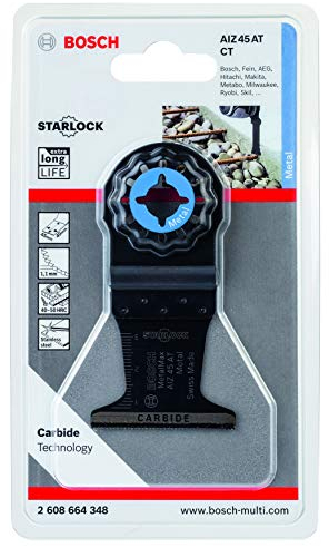 Bosch Professional Sägeblatt AIZ 45 AT MetalMax (für gehärtetes Metall, Starlock, 40 x 45 mm, Zubehör Multifunktionswerkzeug)