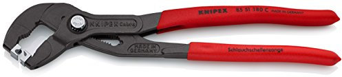 Knipex Tools 85 51 180 C, 7.5 Hose Clamp Pliers for Click Clamps