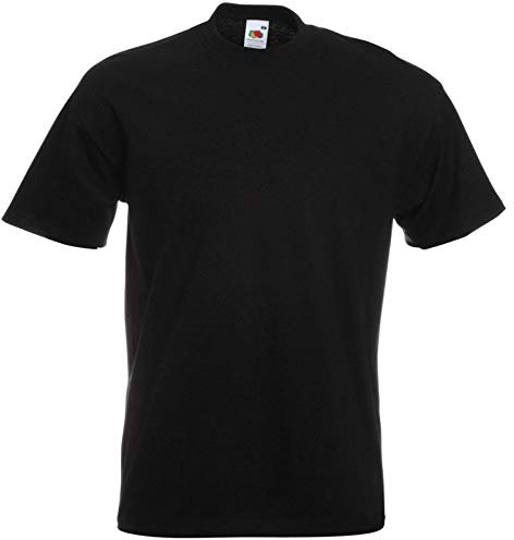 Fruit of the Loom Premium T-Shirt, Farbe:schwarz, Größe:5XL
