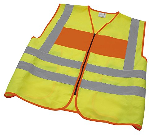 Warnweste Sicherheitsweste Gelb Signalweste Feuerwehr EN ISO20471 Klasse 2 MBS-FIRE®