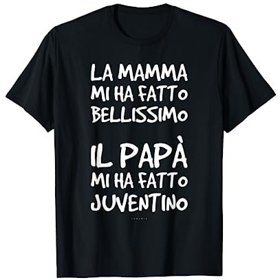 Magliette Uomo Manica Corta Regalo Papà Tifoso Juventino Maglietta