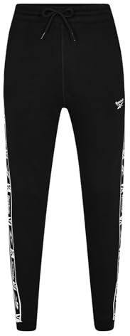 Reebok Herren Ri Tape Jogger Pants, Schwarz, XL EU