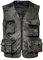 WORK IDEA Herren Outdoor-Arbeitsweste Multi-Pocket-Angelweste Lichtfeldweste Tarnweste Sommer-Multifunktionsweste atmungsaktive Angelweste