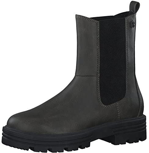 Chelsea-Stiefel 5-5-25411-39 Grün Red Label