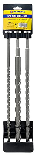 3PC SDS Drill BIT Set Masonry 400MM 0.4M Brick Block Concrete CORDLES DIY Tool