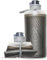 HydraPak Flux - Gris Mammouth - Bouteille d'eau pliable pour sac à dos (1 litre) - Sans BPA, ultralégère, bouchon à vis