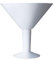 bar@drinkstuff Grande Acrylic Martini Glass 73oz / 2ltr - Oversized Plastic Cocktail Glass Ideal for Centrepieces (White)