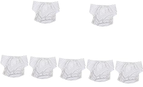 Lurrose 7 Stk Ältere Windeln Windelhose Für Erwachsene Windeleinsatz Aus Stoff Einwegwindeln Herren-slips Wegwerfwindeleinlagen Aus Stoff Über Nacht Reizwäsch Pflege Saugfähiges Tuch Alten