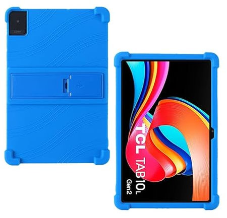 ORANXIN Funda para TCL Tab 10 Gen2 - Silicona Soporte Cáscara de Goma Protector Fundas Blandas para TCL Tab 10 Gen 2 Modelo 8496G1 Tablet 10.1 Pulgada