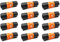 ACAN Tradineur - 12 rollos de 10 bolsas de basura, galga 200, plástico reciclado, resistentes y antigoteo, ecológicas, reciclables, aptas para cubos de basura (Negro - 85 x 105 cm - Total 120 uds)