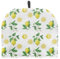 TOADDMOS Yellow Lemon Leaves Print Tea Pot Cosy Tea Cosies for Teapots Insulated Teapot Cover Kitchen Decorative Kettle Cover