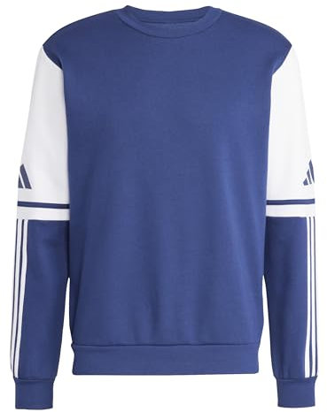 adidas Men's SQUADRA25 Sweat Crew, Team Navy Blue 2/White, 3XL
