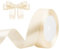 Geschenkband Beige 25mm x 23m Satinband Creme Farben Schleifenband Geschenkband Satinbänder für Geschenkverpackungen, Basteln, DIY, Nähen, Brautparty-Dekoration, Christbaumschmuck