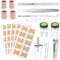 Ingrown Toenail Removal Kit for Ingrown Toenail Treatment,Ingrown Toenail Corrector Tools Set includes Nail Clippers,Nail Files,Podiatry Toenail Braces,Silicone Toe Strap for Pain Relief