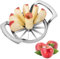Hochleistungs-Apfelschneider Edelstahl, Ultrascharfer Apfelausstecher Apfelschneider Mit Rostfreien Edelstahlklingen 12 Klingen Apfelschäler Apple Corer And Slicer Für Home Küche, Äpfel Und Birnen