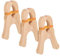 Vaguelly Diy Woodworking Sets 3 Pcs Handmade Wooden Clips for Forts Beach Chairs Play Silks Blankets Clothes Safe for Boys and Girls