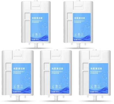 Robot lavapavimenti 450 ml, compatibile con Dreame L20 Ultra L30 Ultra X10 X10 Plus L10s Pro Ultra Heat Robot aspirapolvere(5PCS)