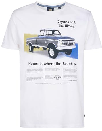 Petrol Industries, Men T-Shirt SS Photo Print, M-1050-TSR604, Bright White, L