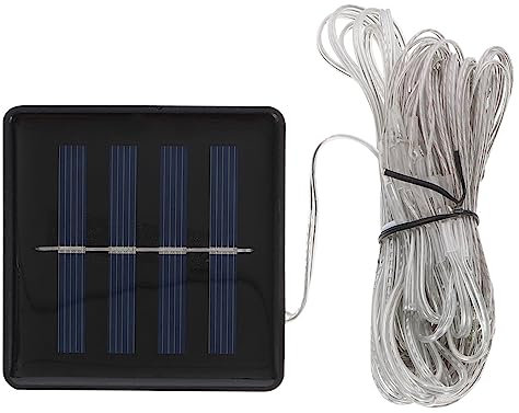 TOYANDONA Zeichenfolge Solar -Regenschirm -Lichter Außenleuchten für die Terrasse LED Dekorationen Solar-Terrassenlichter im Freien Deck Baldachinleuchten im Freien Terrassenschirmlampe