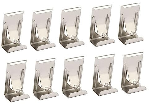 SOIMISS 60 Stück Metall Clips für Bilderrahmen Feder Klemmen für Sicheres Aufhängen von Fotos Kunstwerken und Holzrahmen Robustes Eisenmaterial Installieren Langlebig