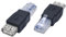 Fcnjsao 2 adattatori Ethernet a USB USB A FEMPY fino a 8P8C RJ45 maschio adattatore Ethernet per reti ad alta velocità
