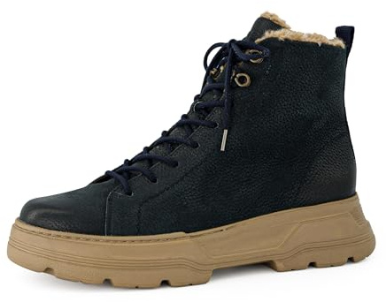 Paul Green Damen Frauen Schnürstiefeletten,Warm gefüttert | Winterschuhe, Beige, Reißverschluss, Damen, Schuhe