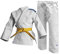 adidas White 350g Martial Arts Club Judo-Uniform – Weiß, 350 g, für Studenten, Kampfsportarten, Gi, 150