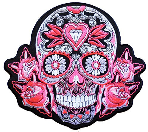 Backpatche Mexican calaveras skull patche dorsal thermocollant grande taille