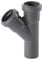 Ostendorf 171200 HTsafe Abzweig, Grau, dn40/40/45 grad