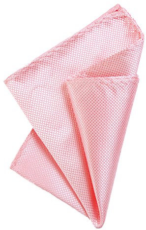 DonDon fazzoletto da taschino 21 x 21 cm per uomo adatto ad occasioni cerimoniali - rosa chiaro