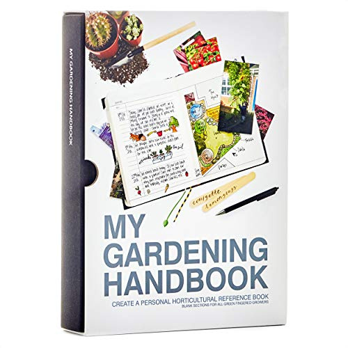 SUCK UK Mein Gartenhandbuch/Notizbuch – Schwarz