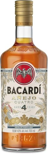 Bacardi 4 Añejo Cuatro Gold Rum (1 x 0.7 l)