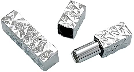 Healthcom 5 Pcs Silver Diamond Lip Balm Tubes Bottle Refillable Containers with Magnetic Cap DIY Makeup Cosmetics Tube Travel Sample Bottles Lip Gloss Holder