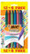 BIC Soft Feel Retractable Ballpoint Pens, Soft Touch Comfort Grip, Medium Point, 1.0mm, 8 Assorted Colors, 12+6 Pack