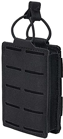 IDOGEAR MOLLE Magazinbeutel Tactical Mag Pouches Single Open-Top Magazintasche für M4 M14 M16 AR-15 5.56MM Gewehrmagazine(Black)