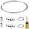 Abimars cable de acero inoxidable, cable de acero inoxidable 304 de 6m, con Cable Dedales, Mangas de aluminio, Destornillador，perfecto para plantas de apoyo de escalada, guía de iluminación