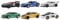Hot Wheels HDH51 - European Car Culture-Multipack mit 6 hochwertigen Spielzeugautos, Maßstab 1:64, authentische Deko, beliebte Modelle, Autorennbahn Geschenk für Kinder ab 3 Jahren & Sammler