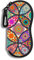 Hion Custodia per occhiali Occhiali da sole Custodia morbida con Clip da Cintura Custodia per Occhiali da Sole con Cerniera in Neoprene Ultraleggero Borsa per Occhiali da Sole Stampata(mandala)