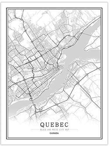 1000 Piece Puzzles For Adults,Quebec Canada City Map Jigsaw Children Wooden Puzzle Board,Sustainable Jigsaw Puzzle Sets For Family, Brain Challenge Toys For Kids, Parent-Child Intelligence Games,2000