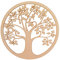 VEJO Decorazione murale/Albero della Vita Quadro/Immagine Legno Intagliata Decorativa (LEGNO DELL'ALBERO DELLA VITA)