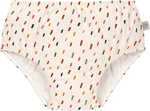 LÄSSIG Couche de Bain pour bébé Fille - Blanc cassé/Multicolore - 12 Mois - Taille : 74/80