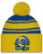 New Era - NFL Los Angeles Rams 2022 Sideline Sport Knit Bobble Beanie