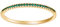JC Trauringe Damenring Memoire-Ring 585 Gelbgold Verlobungsring mit echten Smaragden Vorsteckring 110 105SM5 (53 (Ø 16,9 mm))