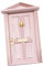 MagiDeal Unlackiert Mini Holztür Modell Puppe Szene Haustür DIY Kunsthandwerk Puppenhaus Raumdekoration Geschenke Puppenhaus Holztür für Schlafzimmer