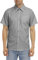Zahala Battery Men's Formal Shirts Short Sleeve Dress Shirt Button Down Summer Casual Non Iron Business Shirt(Grey,M)