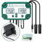 Irfora Comprobador de calidad del agua 6 en 1 con WiFi, monitor de calidad del agua multiparámetro de pH digital/cantidad total de sólidos disueltos/EC/S.G/sal/medidor de temperatura para piscinas de